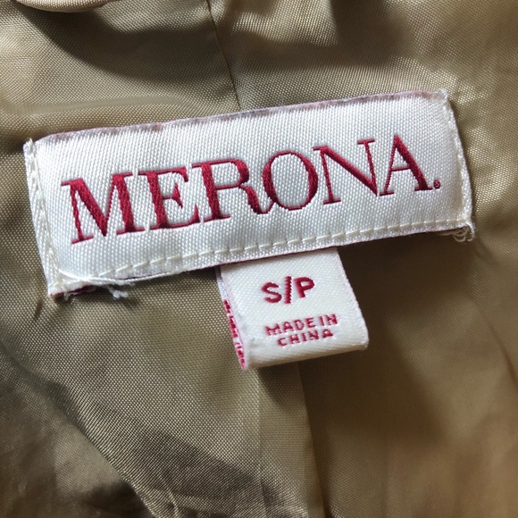 Merona waist length trench coat - Picture 5 of 6